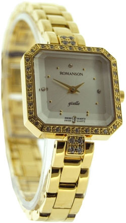 Женские наручные часы Romanson RM9221QLG(WH)