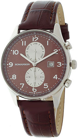 Мужские наручные часы Romanson TL0329BMW(BROWN)